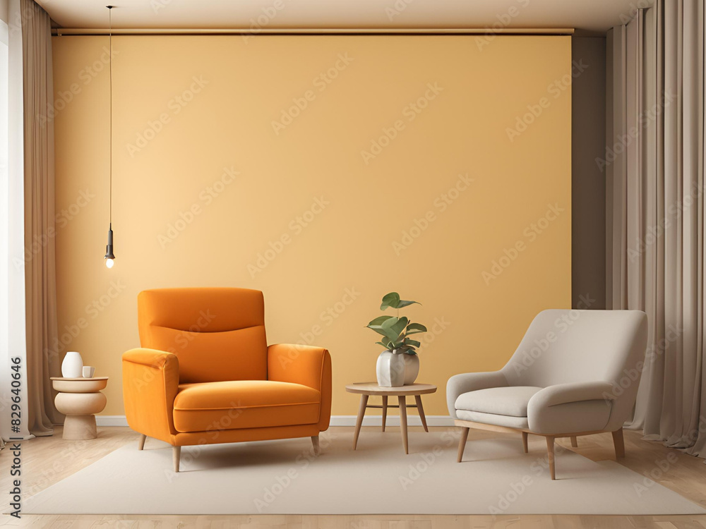 Fototapeta premium living room interior
