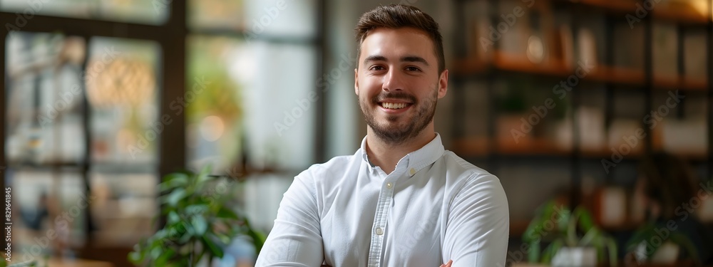 Confident and Competent Corporate Executive Portrayal Confident and Competent Corporate Executive Portrayal
