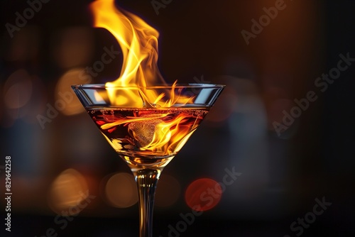 Flaming Cocktail photo