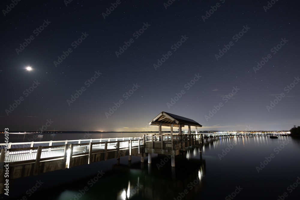 pier at night pier at night