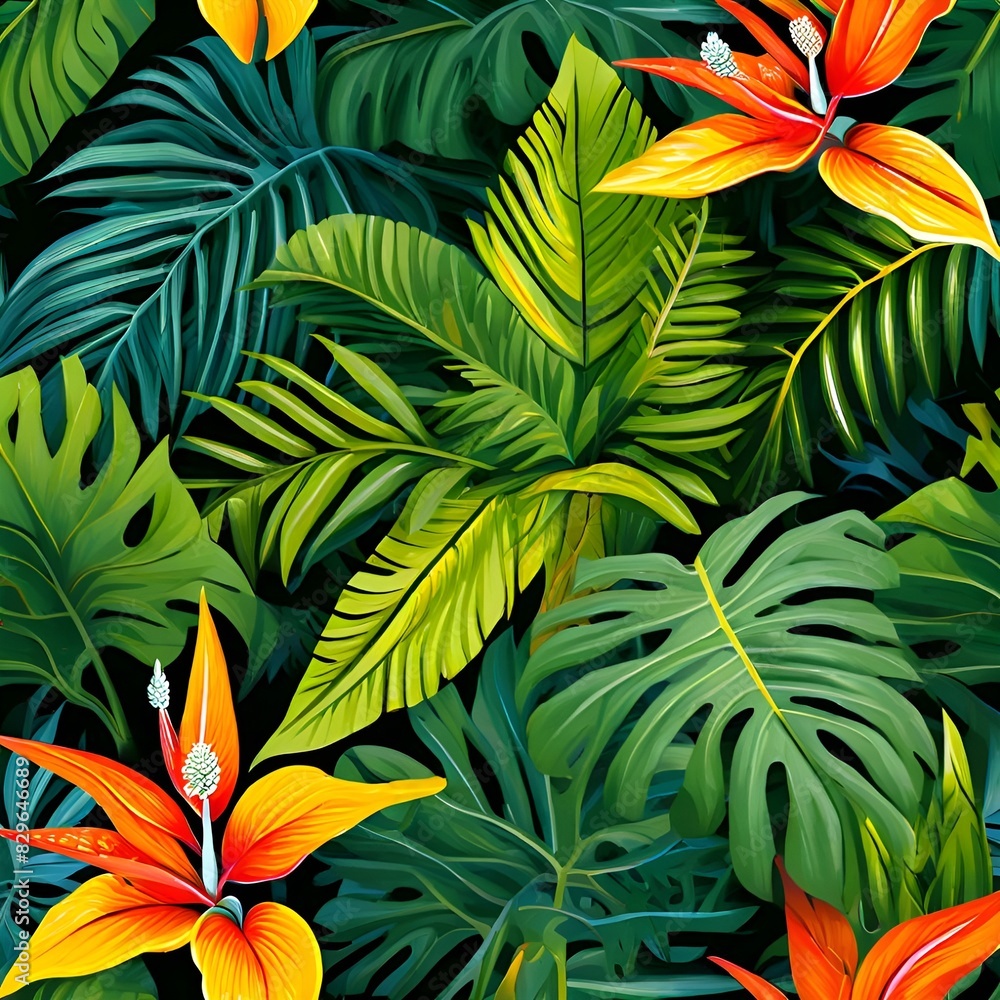 Naklejka premium flower background