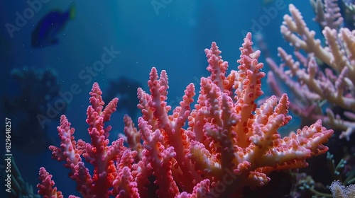 Abstract coral backgrounds for refreshing wallpapers