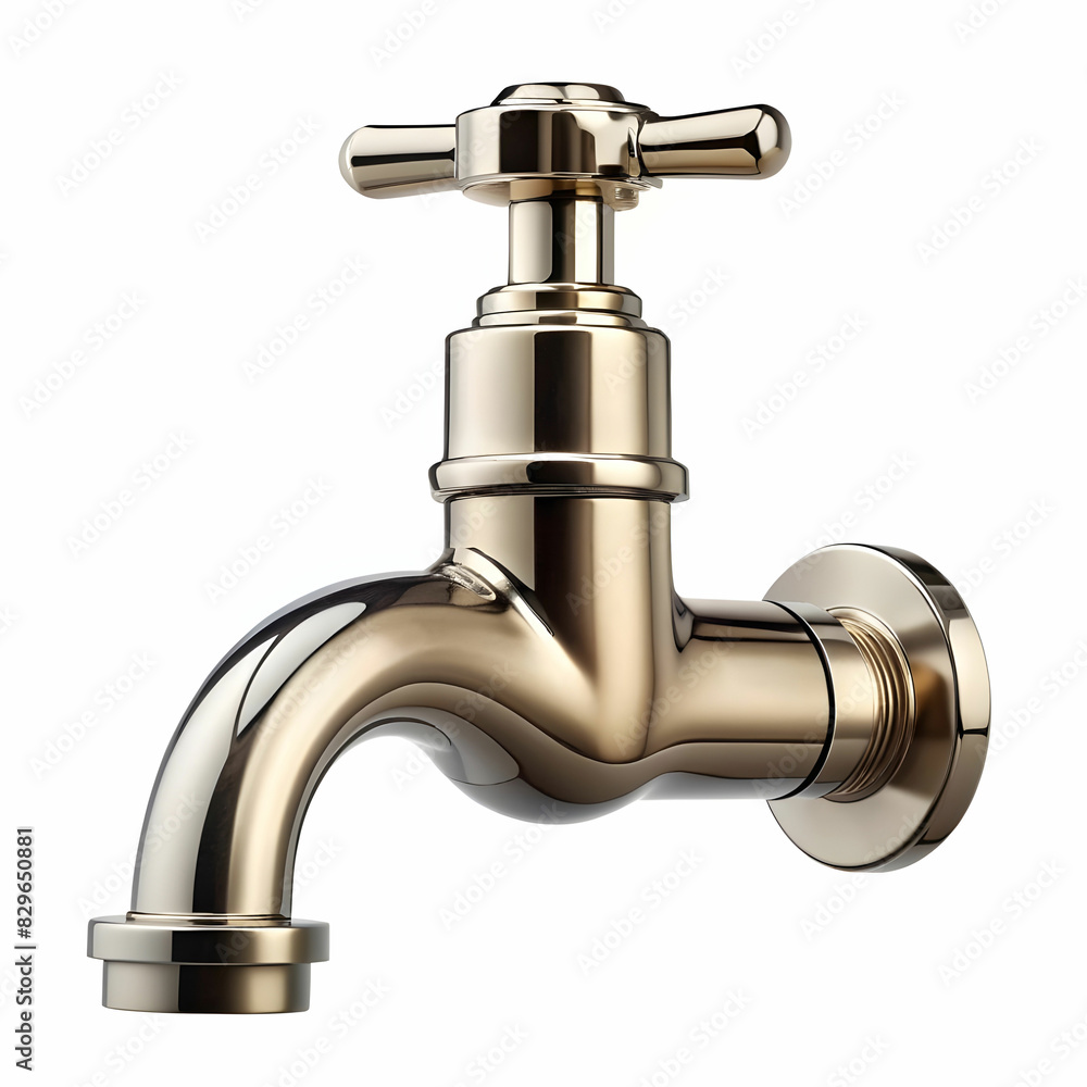 steel faucet on white background. Mixer cold hot water. Modern faucet bathroom. Kitchen tap . Isolated white background. Side view. steel faucet on white background. Mixer cold hot water. Modern faucet bathroom. Kitchen tap . Isolated white background. Side view.