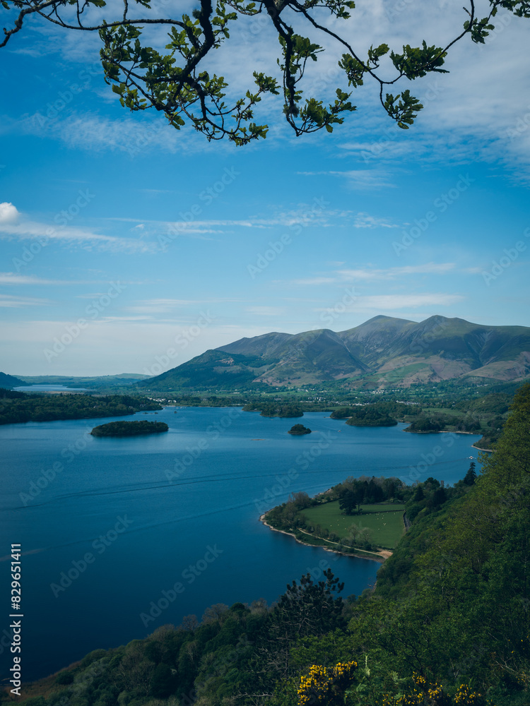 borrowdale view of keswick and mountains borrowdale view of keswick and mountains