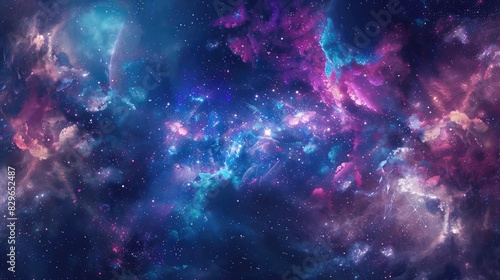 Gleaming cosmic aura backgrounds © vie_art