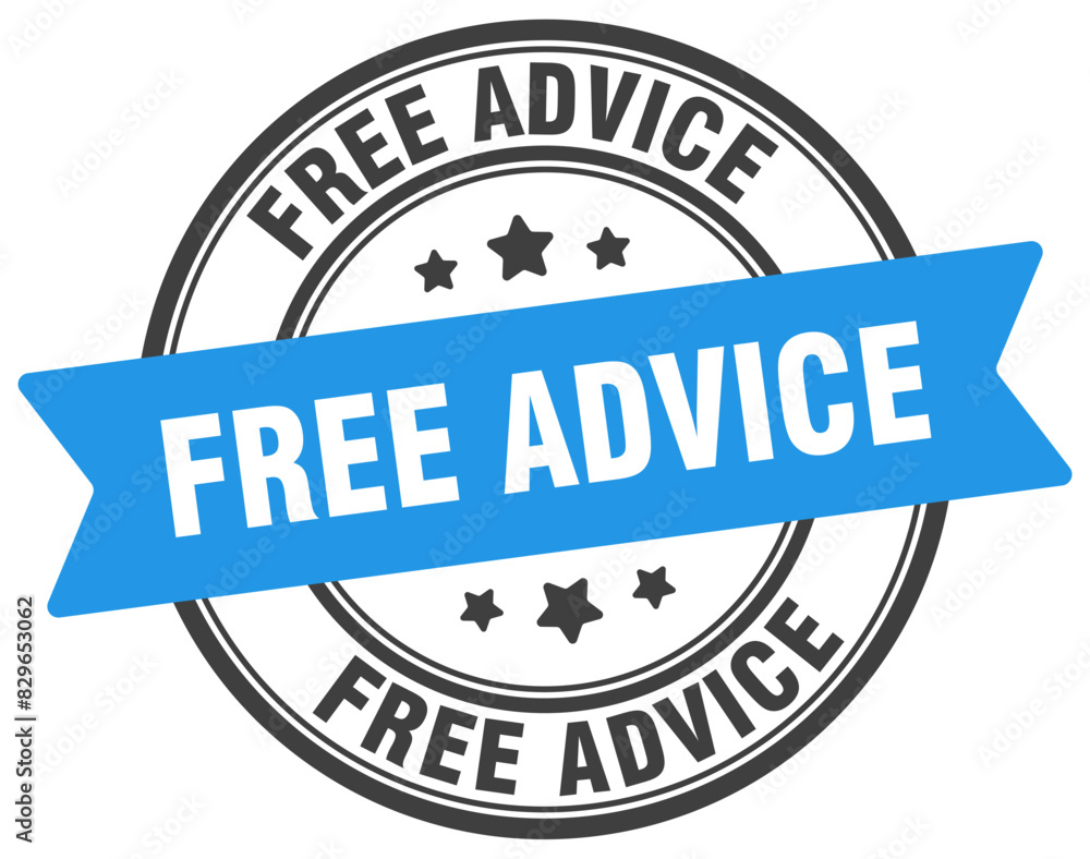 free advice stamp. free advice label on transparent background. round sign free advice stamp. free advice label on transparent background. round sign