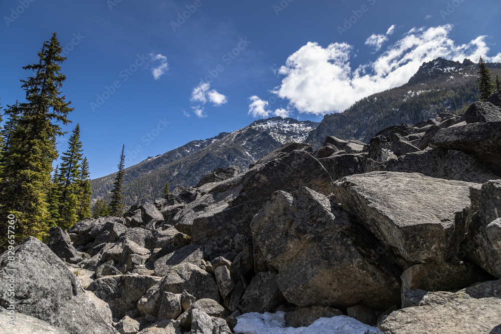 Obraz premium rocky mountain landscape