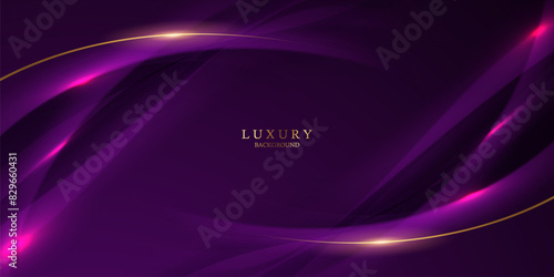 purple abstract background with luxury elements vector illustration
