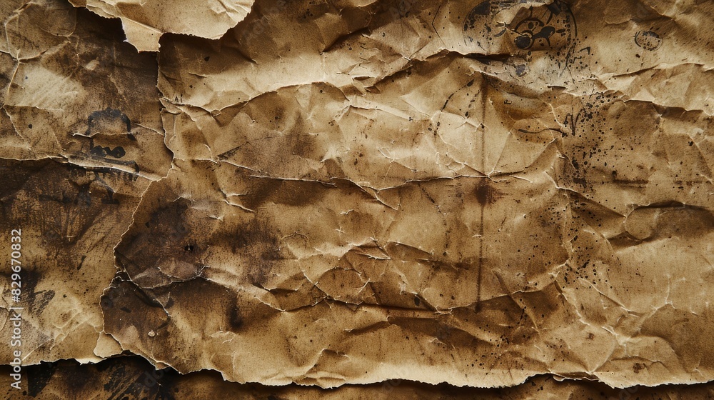 Aged brown paper with a retro feel and visible wear. Aged brown paper with a retro feel and visible wear.