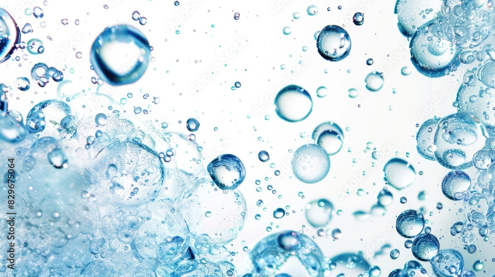 A bunch of bubbles floating in the water, suitable for various design projects A bunch of bubbles floating in the water, suitable for various design projects