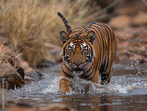 Ranthambore's young, wild female tiger moves to Mukundra Hills Reserve, becoming the inaugural tigress of this India photo