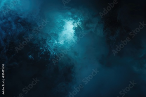 Wallpaper Mural Moody dark blue background with swirling smoke. Perfect for adding a mysterious and atmospheric touch to your design projects Torontodigital.ca
