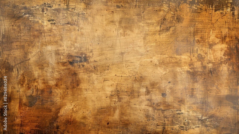 Obraz premium Rustic brown background with a worn look and rough texture.