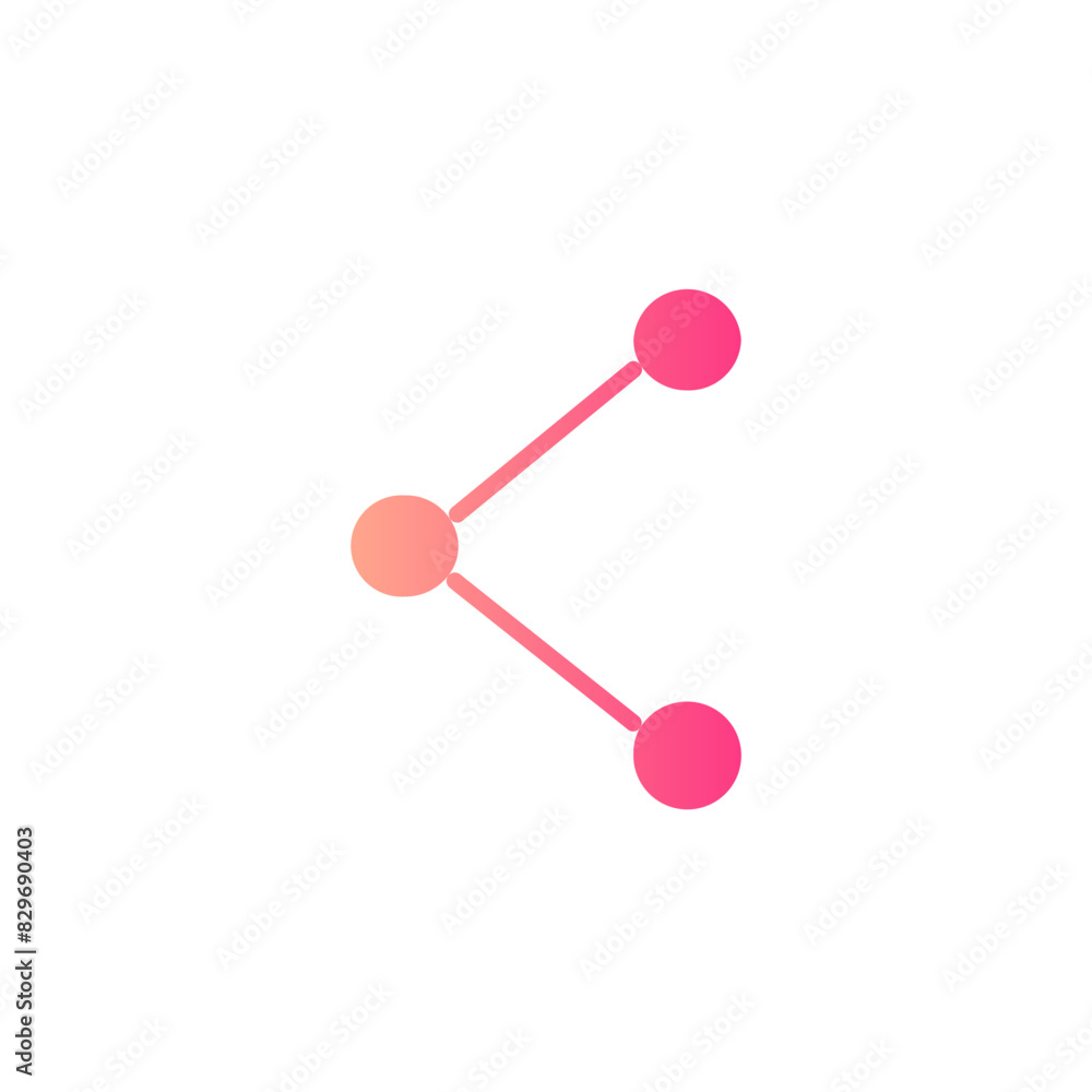 connection gradient icon connection gradient icon