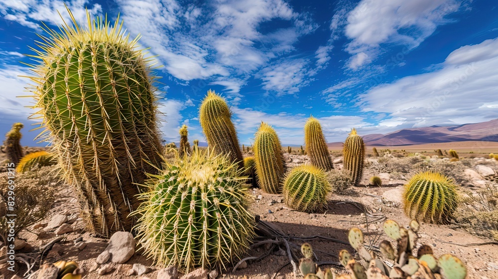 Cacti in the Atacama Desert Cacti in the Atacama Desert