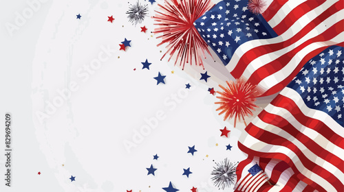 4th of july - Independence Day of USA. American nation