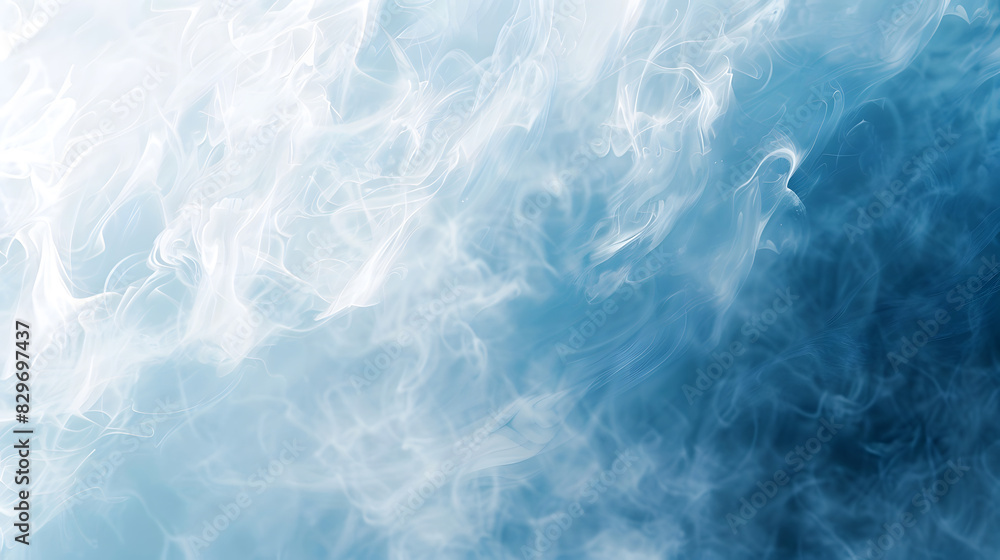 Obraz premium white blue wind spray texture gradient bright light and glow texture background. Generative AI.