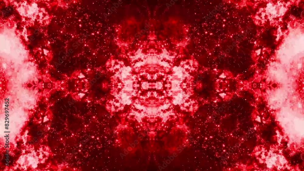 Abstract symmetrical composition. Looped bg for show or events, exhibitions, festivals or concerts, music videos.