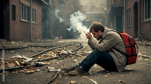 Consequences of smoking behavior photo