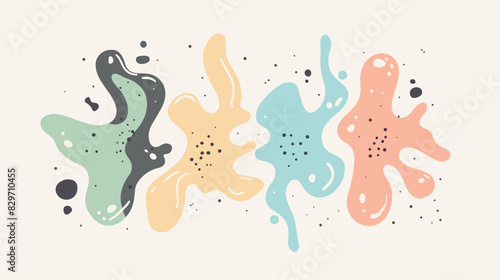 Amoeba blob organic abstract shape