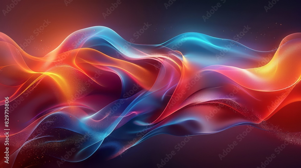 Multicolor Abstract Background. Wavy Gradient. Multicolor Abstract Background. Wavy Gradient.