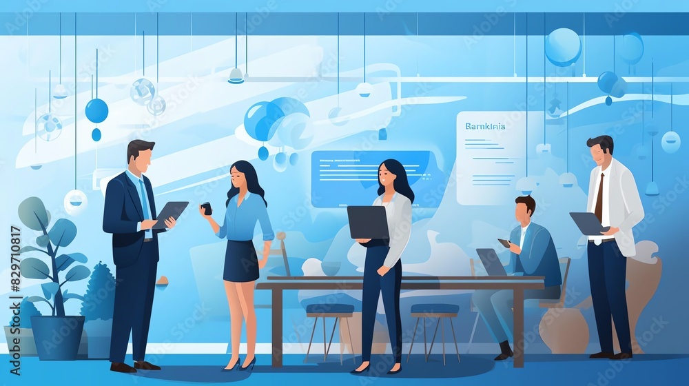 Customer Relationship Management CRM Training Scenes of sales representatives undergoing training on CRM software and customer engagement strategies Customer Relationship Management CRM Training Scenes of sales representatives undergoing training on CRM software and customer engagement strategies