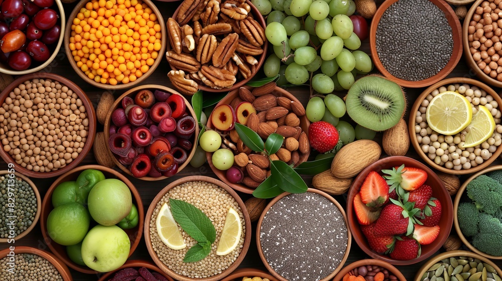 selection of healthy food selection of healthy food