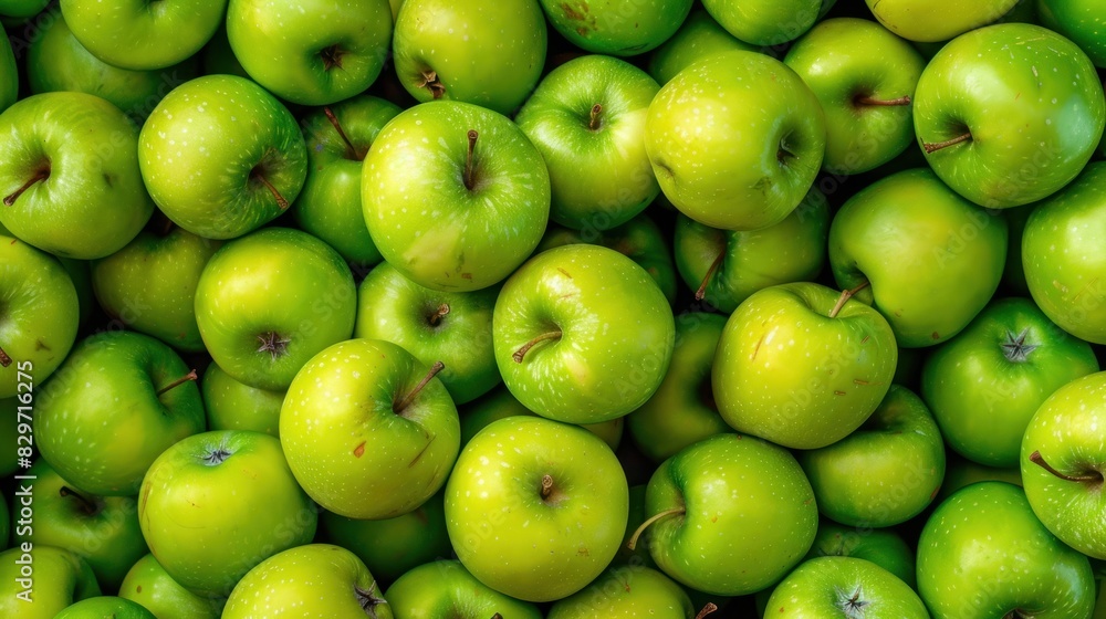 Green Apple Background, pile of green apples Green Apple Background, pile of green apples