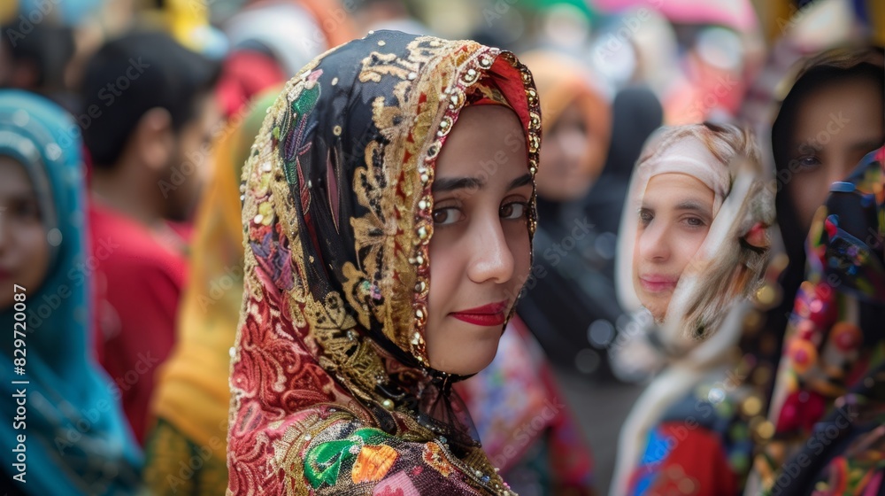 Fototapeta premium Community Celebrations: community events and festivities organized to celebrate Eid al-Adha