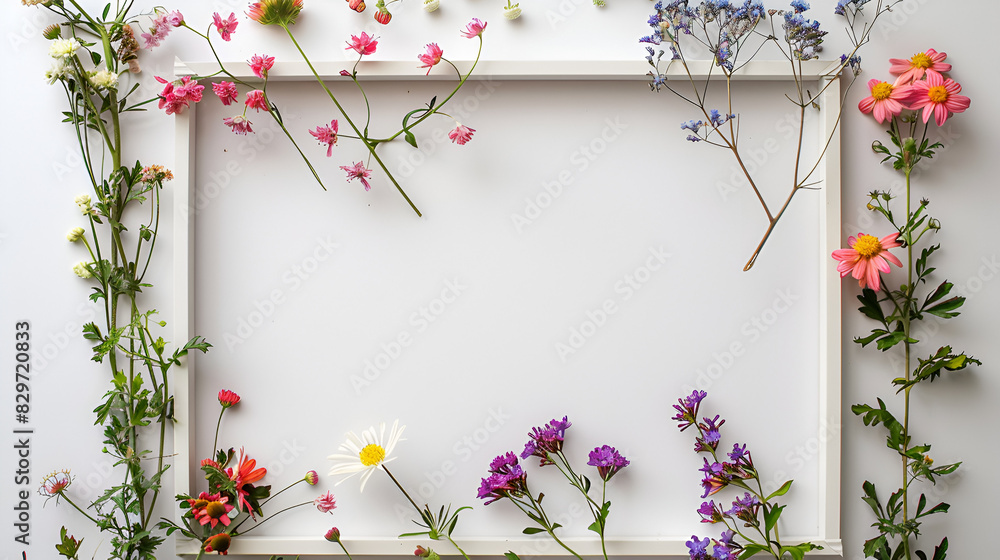 spring banner, snowdrops are located around the perimeter of the image in the form of a frame with a place for text,on a light blue background, the concept of spring advertising and greeting cards
