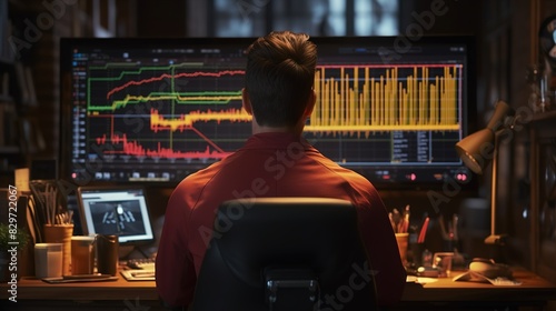 person doing trading