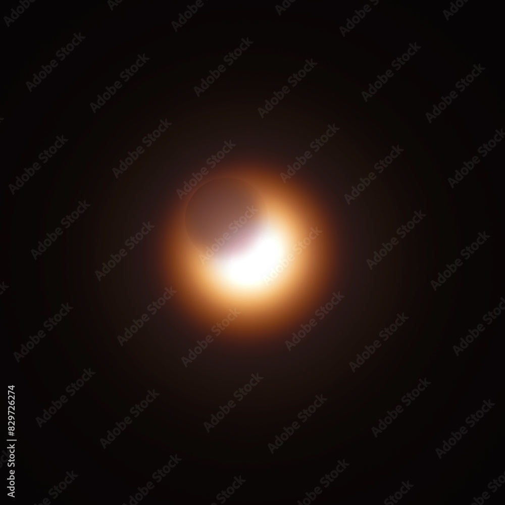 Total solar eclipse against a dark sky Total solar eclipse against a dark sky