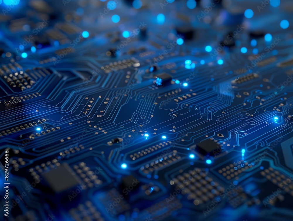 Detailed blue micro circuit diagram of a motherboard. Every line and connection represents the complex network within a digital system, emphasizing the critical importance of digital security. Detailed blue micro circuit diagram of a motherboard. Every line and connection represents the complex network within a digital system, emphasizing the critical importance of digital security.