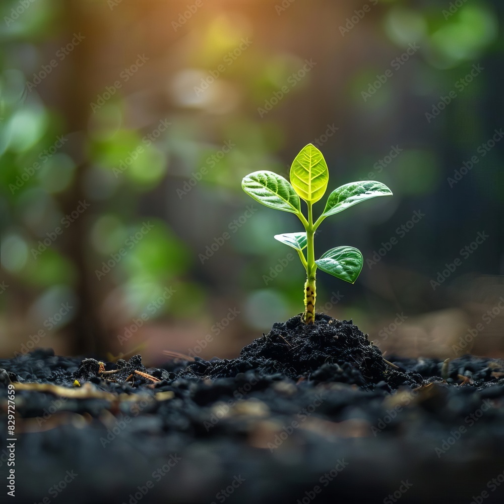 A new life begins. Tiny green shoots reach towards the sun. Hope springs eternal. A new life begins. Tiny green shoots reach towards the sun. Hope springs eternal.