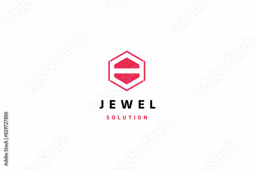 Jewel template logo design solution