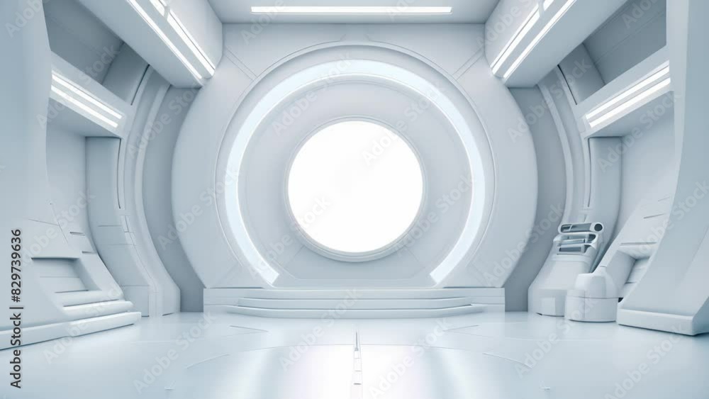 podium Futuristic showcase with platform for product displaying. Empty modern stage display. Seamless looping motion design. Video animation Ultra HD 4K 3840x2160
podium Futuristic showcase with platform for product displaying. Empty modern stage display. Seamless looping motion design. Video animation Ultra HD 4K 3840x2160