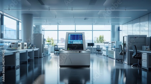 Sepsis Analyzer in a Modern Lab Utilizing Holographic Diagnostic Tools for Advanced Medical Analysis