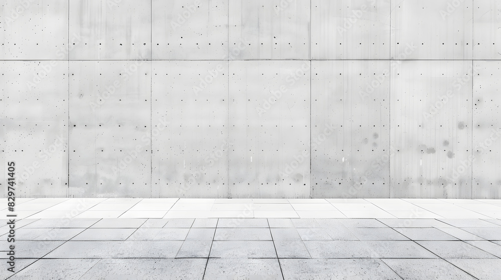 White concrete wall background. Generative AI. White concrete wall background. Generative AI.