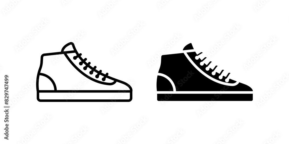 Φωτογραφία Shoes icon set