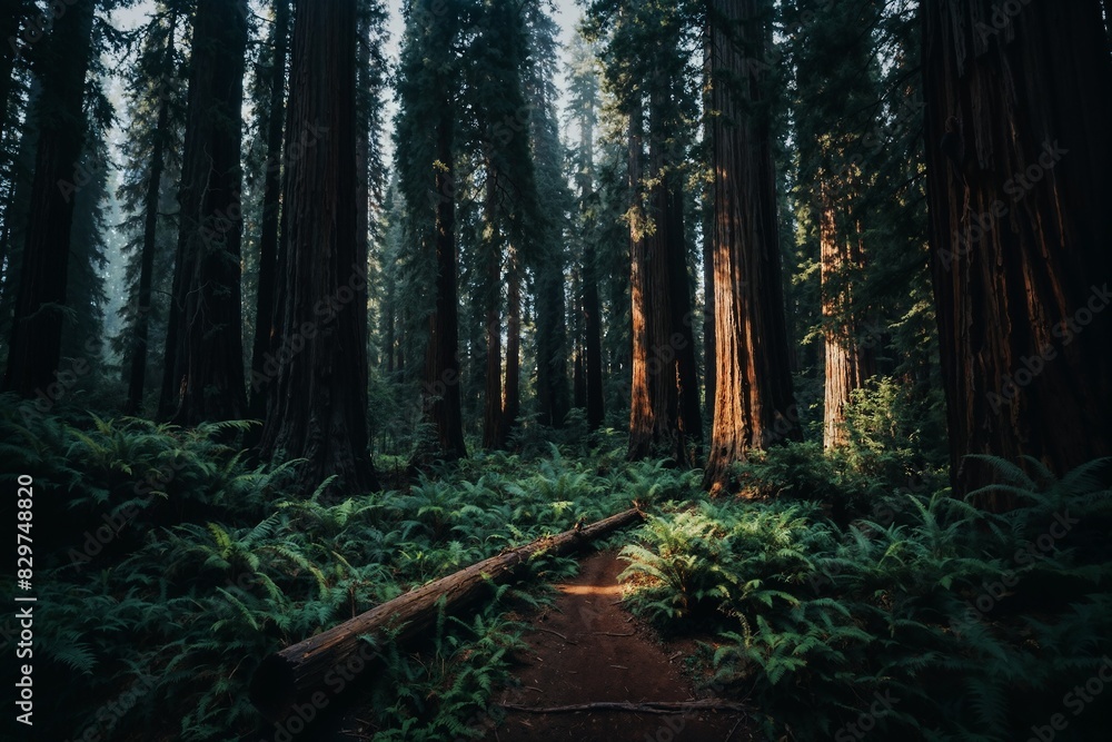 Obraz premium redwood forest