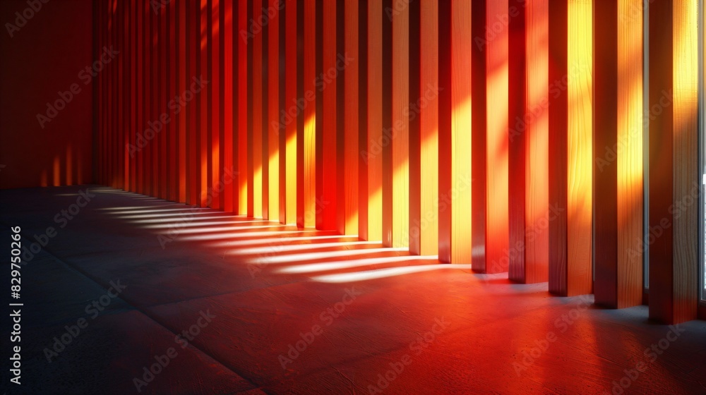 light shines through vertical slats light shines through vertical slats