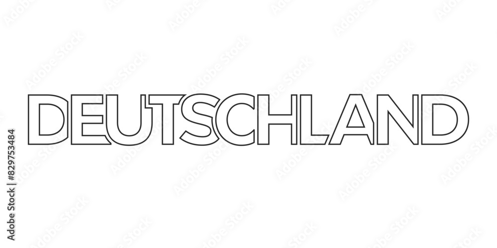 Deutschland, modern and creative vector illustration design featuring the city of Germany for travel banners, posters, and postcards. Deutschland, modern and creative vector illustration design featuring the city of Germany for travel banners, posters, and postcards.