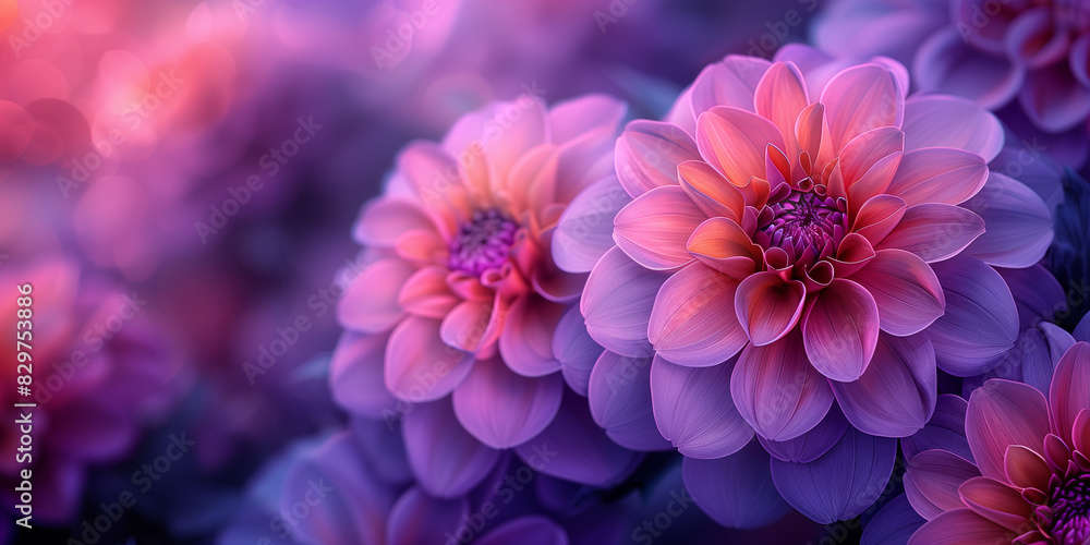 A close-up view of a bunch of vibrant purple flowers A close-up view of a bunch of vibrant purple flowers