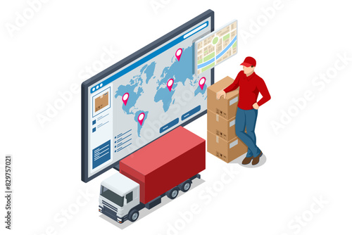 Isometric Logistics, Business logistics, Warehouse Logistic, Online delivery, Export and Import.. Delivery home and office. City logistics.