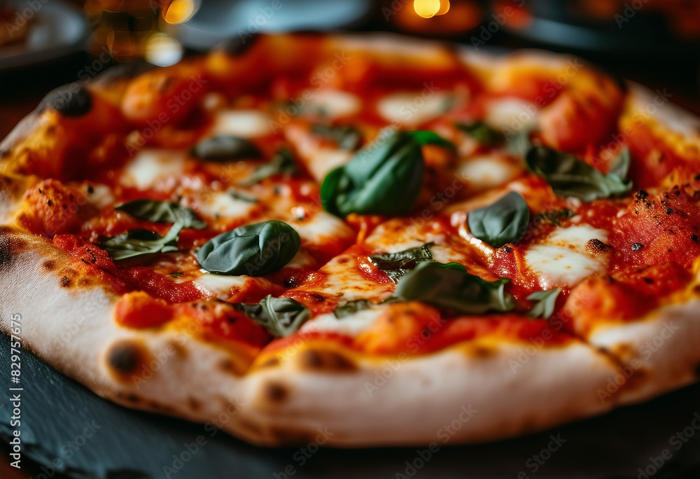 close up vide of delicious traditional neapolitan pizza
close up vide of delicious traditional neapolitan pizza
