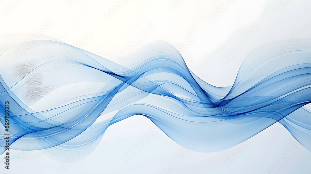 abstract blue line wave background. Generative AI. abstract blue line wave background. Generative AI.