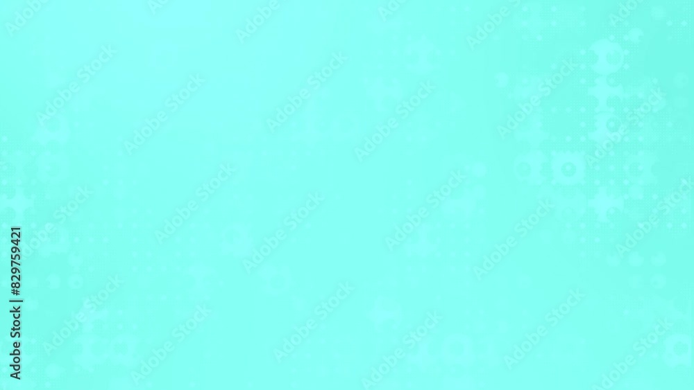 Cyan color hi-tech futuristic circular particles abstract pattern technology loop able background Cyan color hi-tech futuristic circular particles abstract pattern technology loop able background