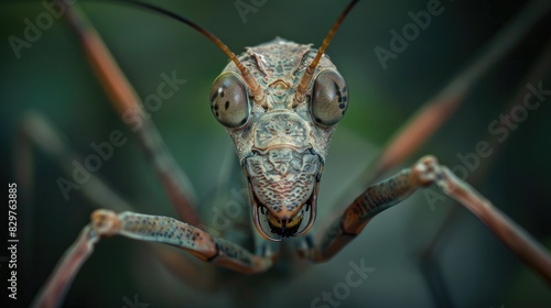 Close up image of a walking stick insect