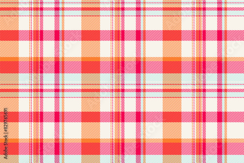 Background fabric plaid of tartan texture pattern with a check textile vector seamless.