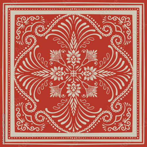 ornamental round lace ornament